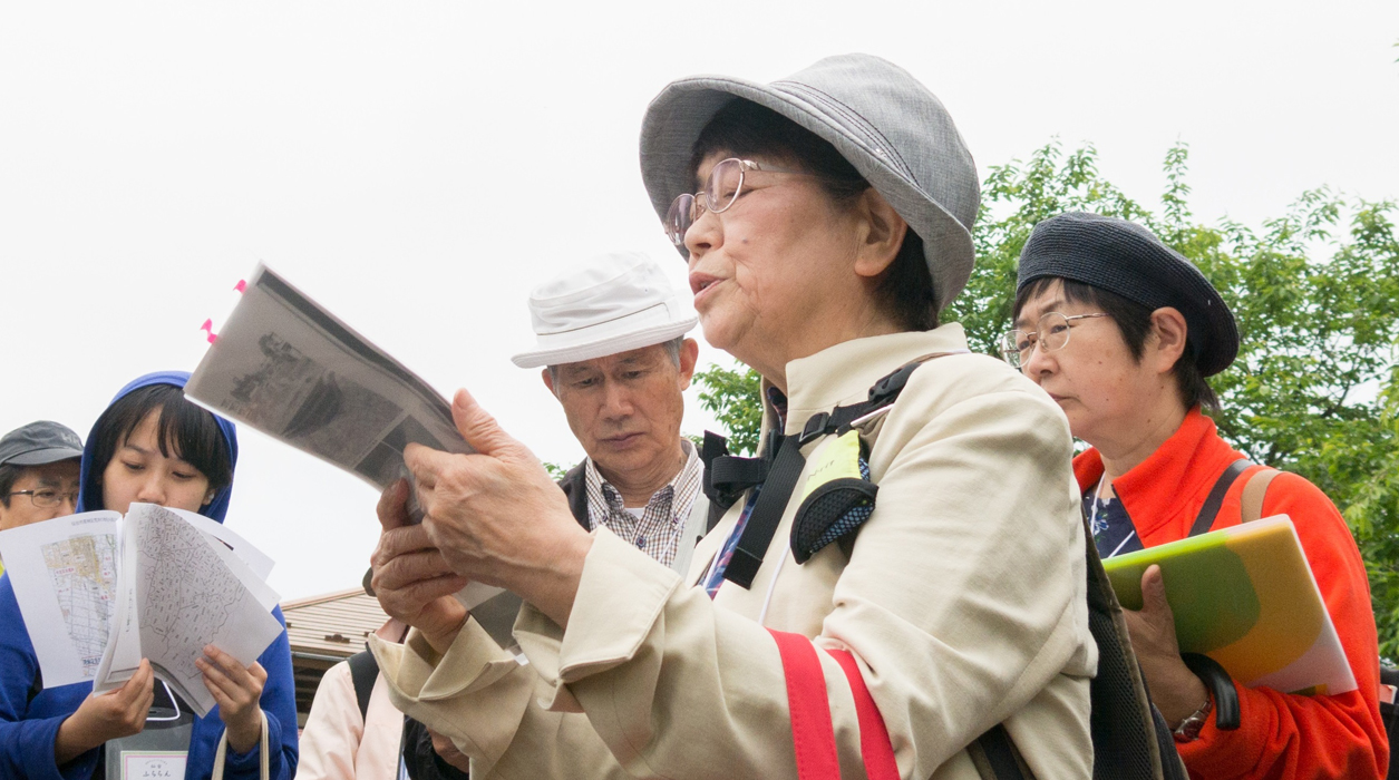 【仙台ふららん】金山、朴木、赤崎、菅谷坂・・・昔ここでは製鉄をしていた?!野蒜(のびる)の地名に隠された秘密を探れ!地名研究家・太宰幸子氏と歩く、「謎解きまち歩き」